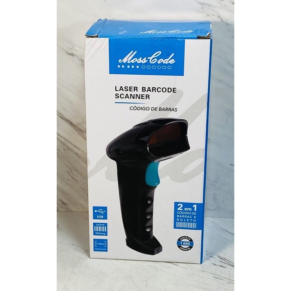 Moss Code Laser Barcode Scanner ( Missing Cable ) - Picture 1 of 3
